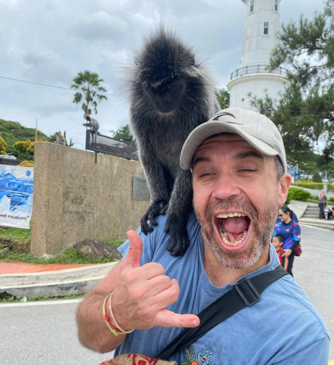 Bukit Melawati Monkey Feeding
