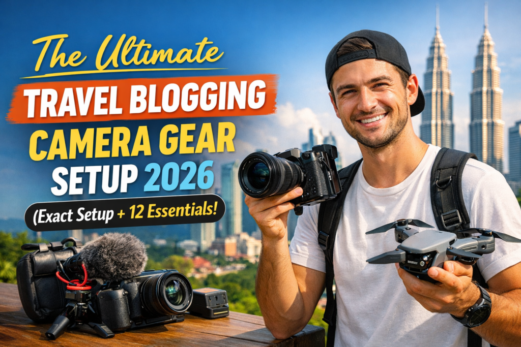 Travel Blogging Camera Gear Setup 2026