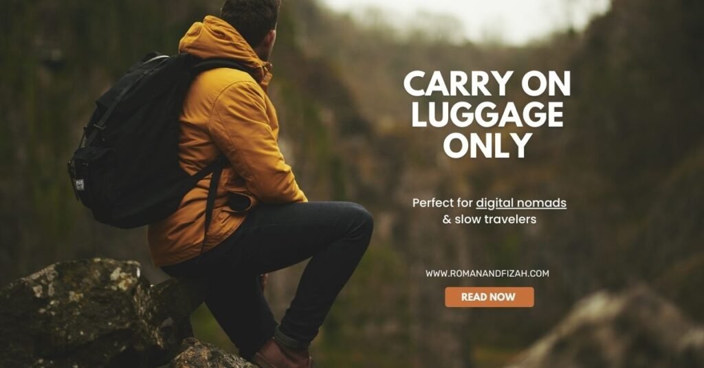 carry-on only travel gear