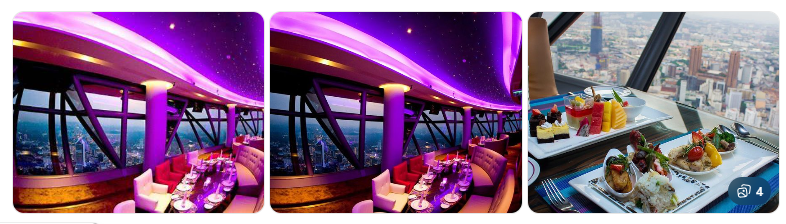 Kuala Lumpur skyline restaurants with views