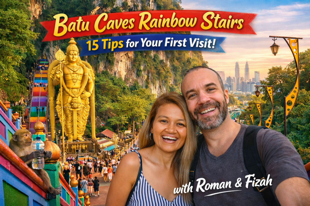 Batu Caves Rainbow Stairs